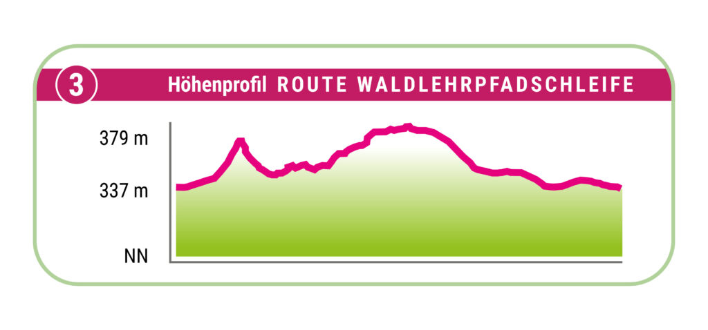 Terrainkurweg 3 Bad Sachsa Höhenprofil Route Waldlehrpfadschleife