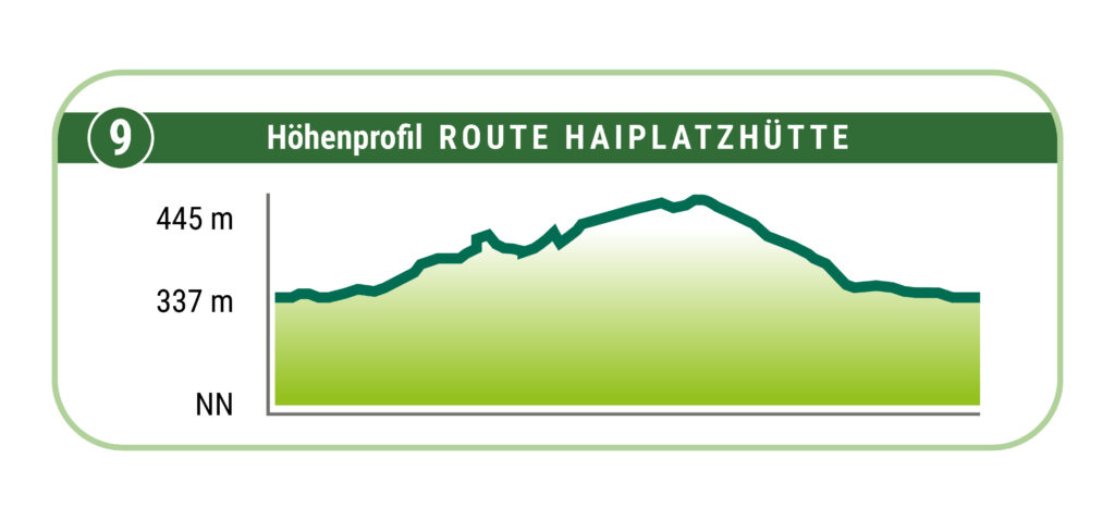 Terrainkurweg 9 Bad Sachsa Höhenprofil Route Haiplatzhütte