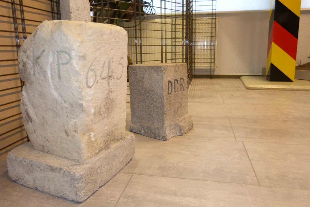 Grenzsteine im Grenzlandmuseum Bad Sachsa